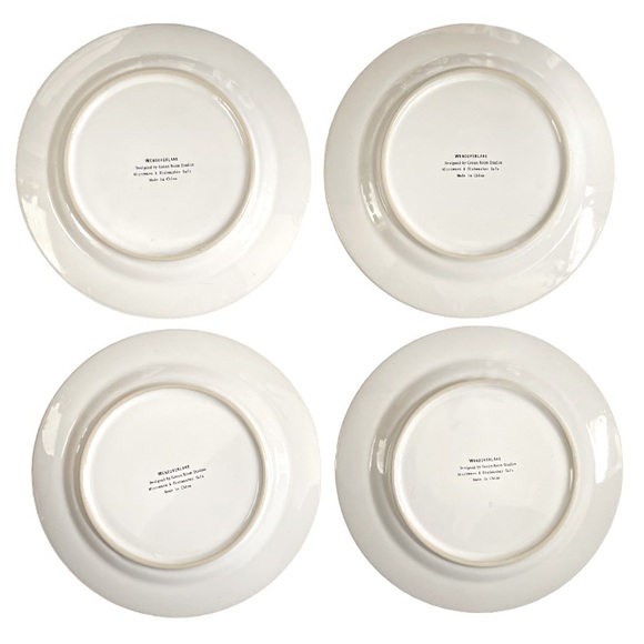 VINTAGE➕Halloween Black Cat Wendoverlane/Green Room Studios - Set Of Plates - Picture 3 of 4